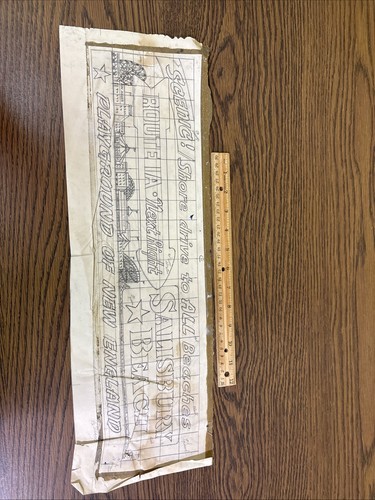 Vtg billboard sign hand - billboard,